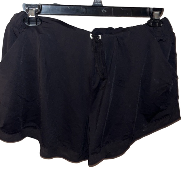 AVIA Women's Black Pull On Loose Fitting Active Athletic Shorts Plus Size 2X - Picture 4 of 7